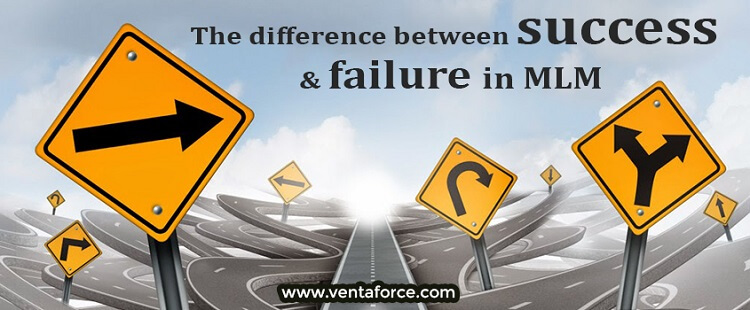 The difference between success & failure in MLM
