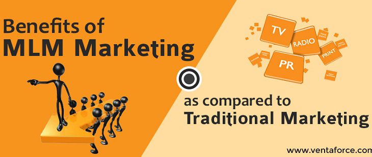 Benefits of MLM Marketing as compared to Traditional Marketing