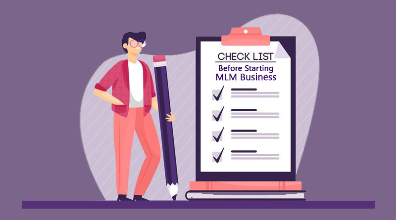 Checklist before starting MLM