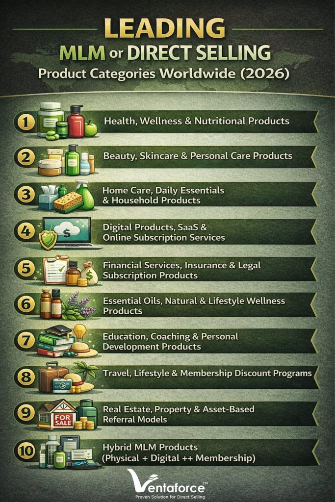 Leading MLM or Direct Selling Product Categories Worldwide (2026)​