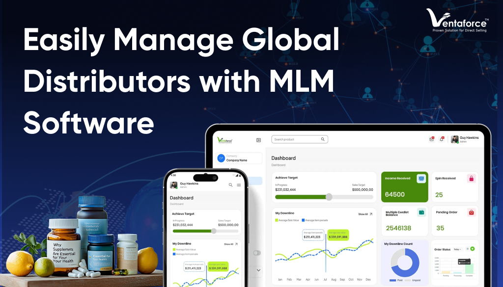 Managing Global Distributors in Wellness Business | MLM Software Solution
