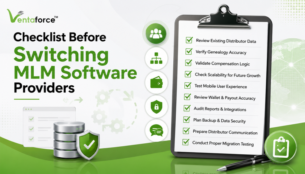 Checklist Before Switching MLM Software Providers​