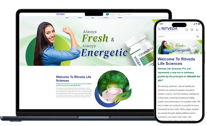 Ritveda Life Science MLM Software Performance Dashboard